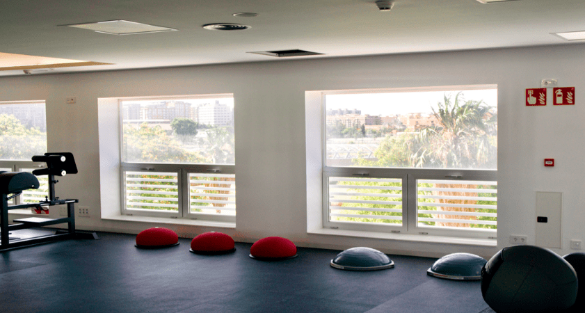 UN GIMNASIO DE MÁXIMO NIVEL EN UN HOSPITAL DE REFERENCIA