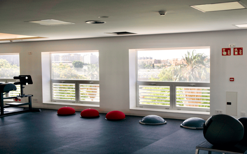 UN GIMNASIO DE MÁXIMO NIVEL EN UN HOSPITAL DE REFERENCIA