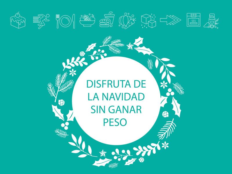 Anuncio. "Disfruta de la navidad sin ganar peso."