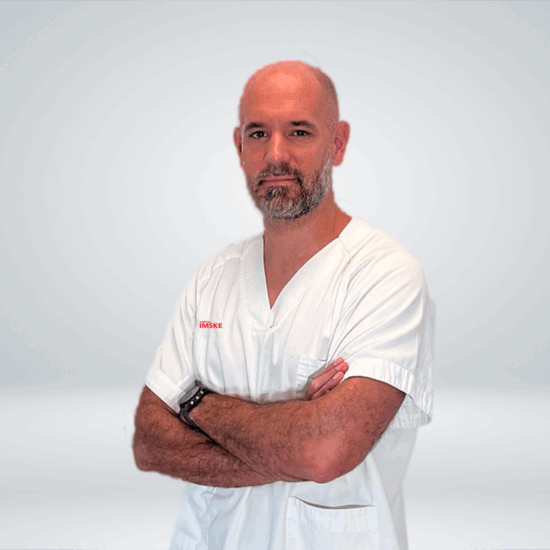 Sergio Calvache. Médico deportivo en el hospital Ribera IMSKE