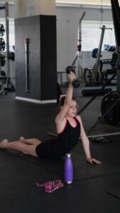 Gimnastas en la Unidad de Deportes Gimnásticos